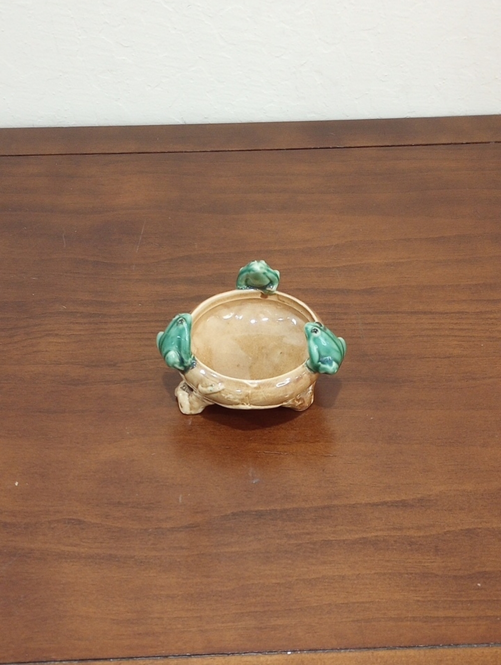 Frog Planter Bowl/Trinket Dish - Vintage!